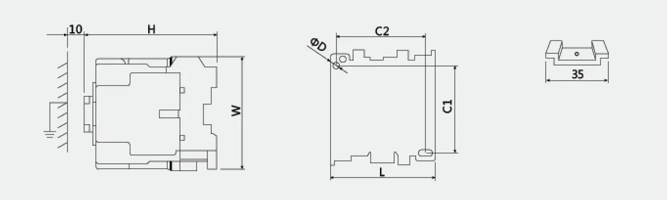 SS-T80 AC magnetic contactor